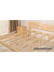 LXH furniture เตียง เตียงไม้ เตียงนอน 5 ฟุต เตียงไม้3.5ฟุต ตียงไม้เนื้อแข็ง ทำจากไม้คุณภาพดี /ไม้จริง100%/แข็งแรงทน/กันความชื้น-เชื้อรา/ประกอบง่าย เหมาะสำหรับใช้ที่บ้าน/เช่า เตียงไม้วินเทจ bed frame 6ft จัดส่งที่รวดเร็ว จัดส่งจากกรุงเทพฯ