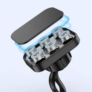 Creative Curved Surface Mobile Phone Car Mount Strong Magnetic Absorption Universal Extended Version Navigation Holder