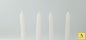 White Candles (Genesis) Esperma 18 4 pcs White Liwanag Candle