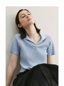 POPCHRIO | Áo Thun Polo Cổ Sơ Mi Thiết Kế Thời Trang Nữ