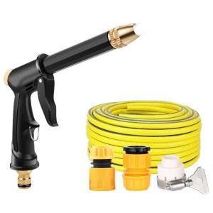 HIGH PRESSURE WATER PIPE Portable Water Jet Spray Cleaning Car Wash Machine Hose Nozzle Sprinkler CAR CARE Home Care