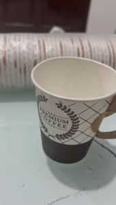 Gelas Kertas Gagang Motif 8 OZ 50PCS/Gelas Kopi