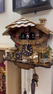 Đồng hồ Cuckoo Engstler 490 QMT 28 cm (chạy pin)