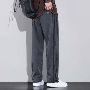 ROMON | Lormen Mens Summer Thin Lyocell Casual Pants Straight Leg Sport Workwear Trousers Fashionable Loose Fit Youthful Style