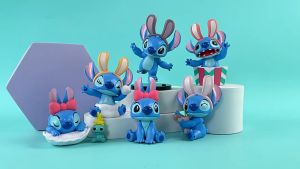 Bộ 10 Mô Hình Phim Hoạt Hình Lilo & Stitch Mô Hình Cao 6cm Decor Trang Trí Bộ Sưu Tập Nhân Vật Yêu Thích