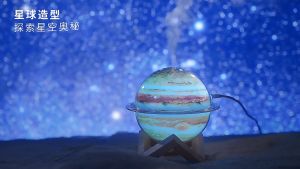 [New] Ultrasonic Galaxy Air Humidifier Free Essential Oil / Aroma Air Diffuser Aromatherapy Night Light Lamp