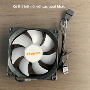 Quạt Làm Mát CPU RGB 90MM 3PIN/4PIN PWM Yên Tĩnh DC 12V Quạt Làm Mát Cho PC Thay Thế Quạt Có Ổ Trục Chất Lỏng