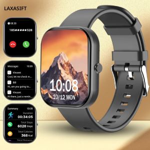 LAXASFIT 2025 ใหม่สมาร์ทนาฬิกาผู้ชายผู้หญิงฟิตเนสติดตาม Pedometer Heart Rate การตรวจสอบการนอนหลับ IP68 นาฬิกาสมาร์ทกันน้ํา