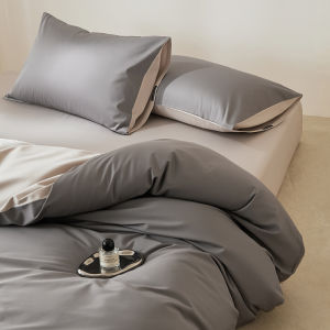 Bộ Chăn Ga Gối 4 Món Bằng Cotton Sợi Dài Sang Trọng