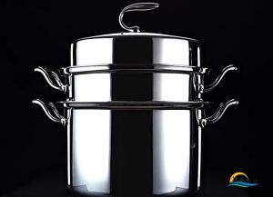 Nồi Hấp Inox Xôi Bánh Bao 3 Tầng Size Lớn 304 Cao Cấp 3 Đáy SSGP