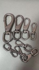 304 Stainless Steel Swivel Snap Hook M4 M5 M6 M7 Swivel Buckles for Replacement Bag Key Rings Connecting Metal Buckle Parts