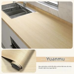 Giấy Dán Tường PVC Chống Thấm Chống Bám Bẩn Vân Gỗ Cổ Điển 40cm Tự Dính Dùng Để Cải Tạo Bàn Gỗ Đồ Nội Thất.