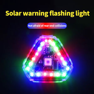 Electric vehicle solar warning flashing atmosphere navigation light car tail motorcycle flowing water explosion flashing cruise