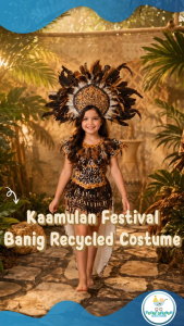 Buwan ng Wika Ati-Atihan Sinulog Kalibo Kadayawan Kaamulan Festival Banig Recycled Costume – Affordable Handmade Cultural Parade Outfit Festival Dancewear for Kids & Adults