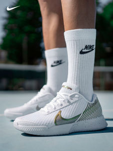 รองเท้าเทนนิสผู้ชาย  Air Zoom Vapor pro รองเท้ากีฬาแบบมีฟองน้ำดูดซับแรงกระแทก รองเท้ากีฬาแบบสวมที่ทนทานต่อการสึกหรอและทนทานต่อการลื่น