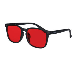 SHINU Red Lens Sleep Glasses Blue Light Glasses Advanced up to 99% Blue Light Blocking Computer Glasses Eye Strain Relief
