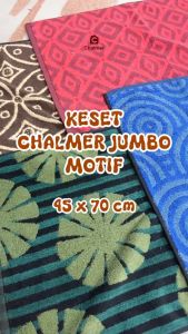 Keset Chalmer 45 x 70 cm Keset Handuk Motif Keset Dapur Keset Kamar Mandi Bolak Balik