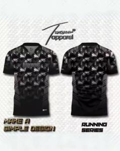 Kaos Lari Pria Wanita Dry Fit – Jersey Running olahraga outdoor