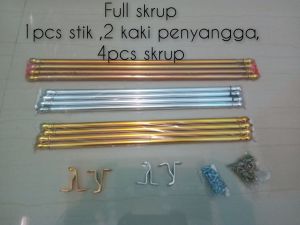 stik gorden kupu kupu stik kupu tiang gorden kupu kupu besi stik gorden kupu kupubesi gorden kupu kupu ukuran 30cm-40cm dan 35cm-50cm