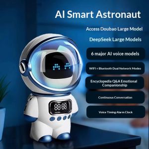 Ai Chat Robot 6 Ai Models Wifi Bluetooth Dual Mode Desktop Companion Night Light Clock Alarm Intelligent Office Assistance