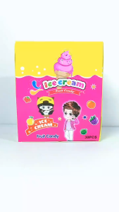 Ice Cream Lollipop & Soda Lollipop With Hard  Sweet Candy SUGAR CRASH