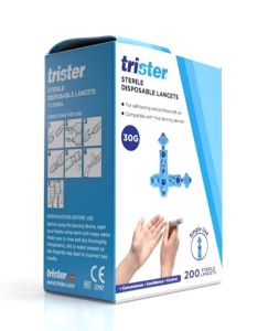TristerLancet Sterile 30g (200pcs) - 1 box