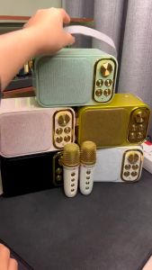 Loa Karaoke Bluetooth JVJ YS-105  Kèm 2 Micro Không Dây Âm Thanh Siêu Hay Thiết Kế Sang Trọng Nhỏ Gọn 15W Bảo Hành 12 Tháng