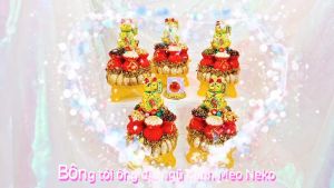 `Bông Tỏi Ông Địa Ngũ Hành Mèo Neko - TỎI CÁT TƯỜNG
