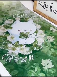 PREMIUM MOUSE PAD PANJANG | LARGE KEYBOARD PAD | GAMING MOUSE PAD | MOUSE PAD MOTIF KUCING CATS LUCU GENSHIN ANIME KARTUN LUCU ANTI SLIP TTD