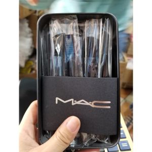 Bộ 12 Cọ Trang Điểm MAC Bộ Chổi Cọ Make Up Chuyên Nghiệp Xinh Xắn Kèm Hộp Đựng Cao Cấp