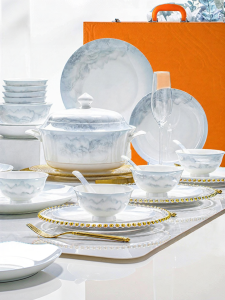 mornenjoy | Ceramic Home Dinnerware Set for Moving Gifts