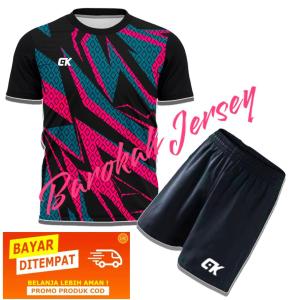 BAJU DAN CELANA BULUTANGKIS SETELAN BADMINTON VOLLY FUTSAL KAOS JOGGING RUNNING PRINTING