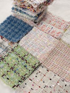 Small Fragrance Style Fabric Remnants DIY Handmade Doll Clothes Hair Clips Hair Bands Bags Buttons Elastic Hair Bands