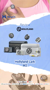 Hollyland Lark M2 Duo Combo Mic Wireless Microphone For Kamera / HP / Mixer With Charging Case