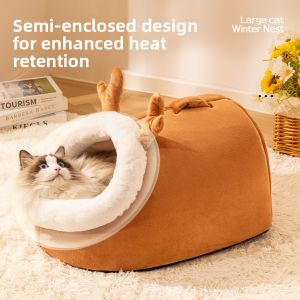 MONLEYTA | Warm Pet Bed Mat Four Seasons Universal Dog Bed Cat Nest Winter Warmth Pet Supplies Comfortable Mat Cat Accessories