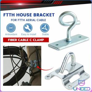 Need FTTH/FTTX Fiber Optic Cable Hanger Hook Pole Fiber Cable C Clamp