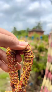 เปลนอนผู้ใหญ่ เปลผ้าเชือกสาน แบบมีไม้ ราคาถูกพร้อมจัดส่ง