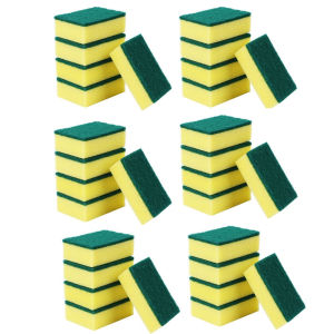 20/30PCS Dishwashing Sponge Kitchen Nano Emery Magic Clean Rub Pot Rust Focal Stains Sponge Removing Kit Cleaning Brush Sponges