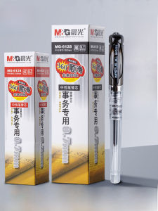 Smooth Writing Neutral Pen Refills MG6128 Bullet Tip Water Pens 20 Pieces Set Black Blue Red Colors 0.7mm Fine Point Business Supplies