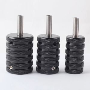 35Mm Aluminium Alloy Tato Knurled Pegangan Tabung Tato Mesin Handle Grip Hitam