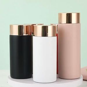 TUMBLER TERMOS VACUUM CUP INSULATED MUG HOT & COOL 200 ML ROSE GOLD STAINLESS STEEL 316 / COFFEE TUMBLER / TERMOS TAHAN PANAS & DINGIN