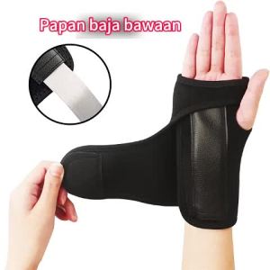 Deker Pergelangan Tangan Wrist Support Dukungan Pelat Aluminium
