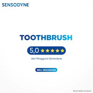 Sensodyne Toothbrush Sikat Gigi Sensitif Bulu Sikat Lebih Halus dan Kepala Sikat Kecil Multi Action Soft 3x1s [TRIPLEPACK]