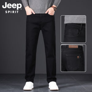 JEEP SPIRIT | Mens Black Loose Straight Jeans
