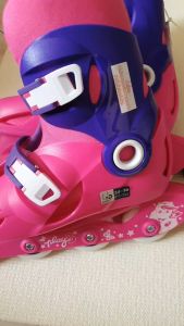 OXELO รองเท้าสเก็ต รองเท้าอินไลน์สเก็ตสำหรับเด็กรุ่น Play 3 ปรับบูตชั้นในได้ 3 ขนาด สำหรับเด็ก 4-8 ปี Kids Skates