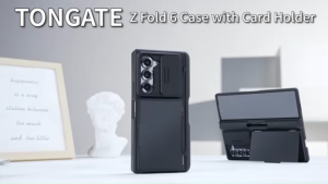 Support Military protection case Samsung Galaxy Z Fold 6/5 TONGATE Outdoor Card Holder & S Pen Holder Glass Screen Protector & Slide Camera Cover Rugged Hinge Protection Wallet Kickstand TPU+PC shockproof rugged casing for Samsung