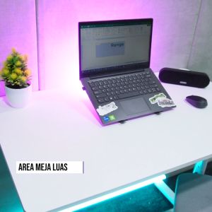 Deli Meja Kerja / Meja Belajar Ketinggian Dapat di Adjust / Adjustable Office Table 100 CM Kapasitas 150 KG E91515