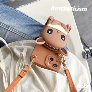 Yibu Coin Purse for Oppo Reno10pro Phone Case A58xa72 Strap Reno98764se Female Cross-Body Lanyard K10 Soft A93s Niche Style A96 Drop-Resistant Findx5 Cartoon Cute