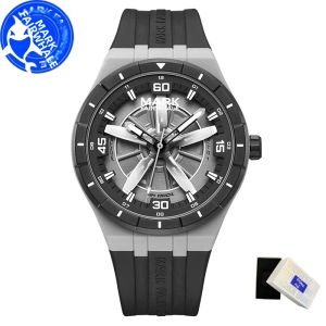 Mark Fairwhale | Đồng Hồ Đeo Tay Nam MARK FAIRWHALE 5050 Mặt Số Cánh Quạt Xoay Tự Động Dây Đeo Silicon Chống Nước Phát Sáng Đồng Hồ Thời Trang & Thông Thường