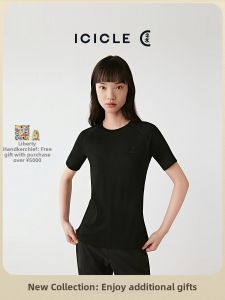 ICICLE | Easy Care Wool Stretch Knit T-shirt